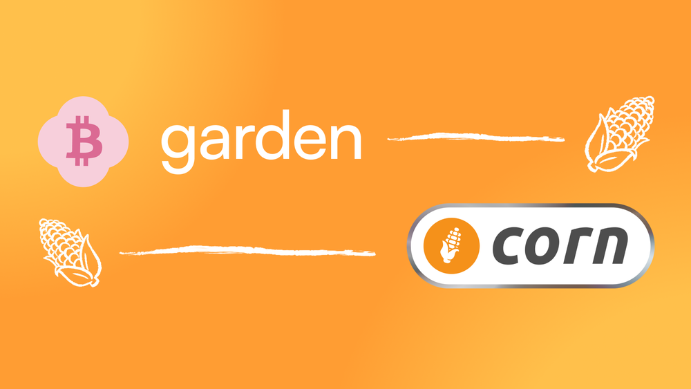 Bridge Bitcoin to Corn in Seconds